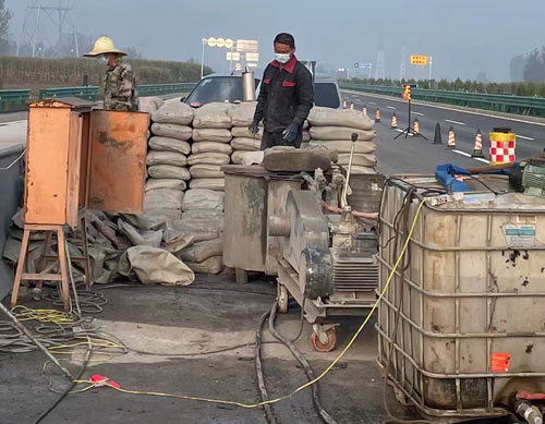 万安高速公路高压注浆